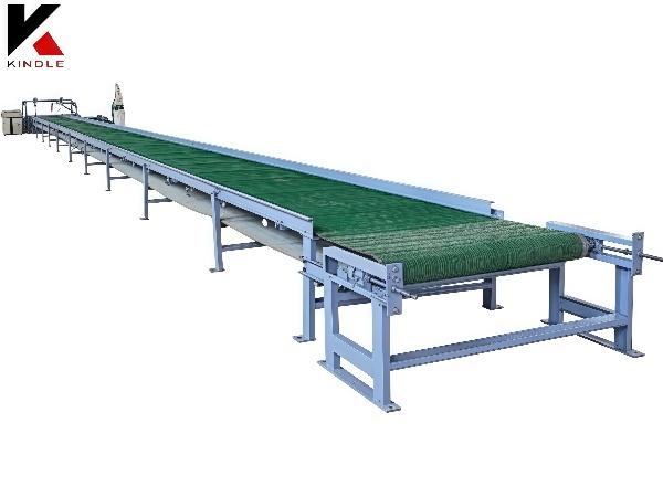 Sistema de lay -up automático de madeira de alta eficiência para composição de folheado