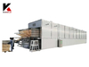  Equipamento de compensado com economia de energia para facilidade de face de madeira, folheado