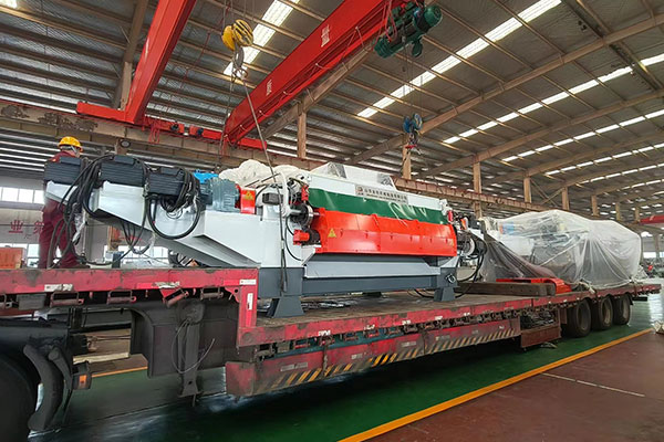 Teste de máquina de descascar aparas OSB