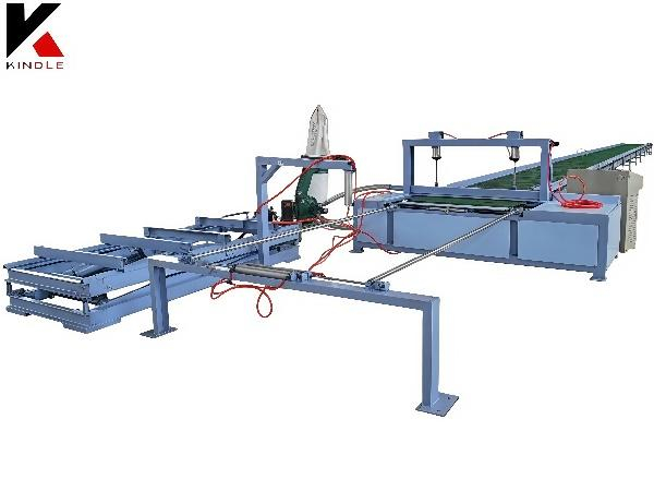 Sistema de lay -up automático de madeira de alta eficiência para composição de folheado