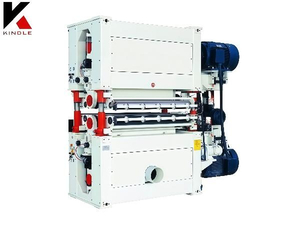 Máquina de lixamento de calibração lateral dupla