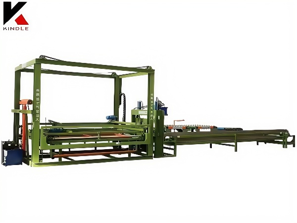 Linha de empilhamento de folheado automático avançado de madeira compensada para layup e otimização de produção eficientes e otimização de produção